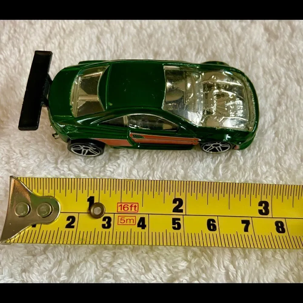 2001 Hotwheels Custom Cougar Green W Clear Hood.
